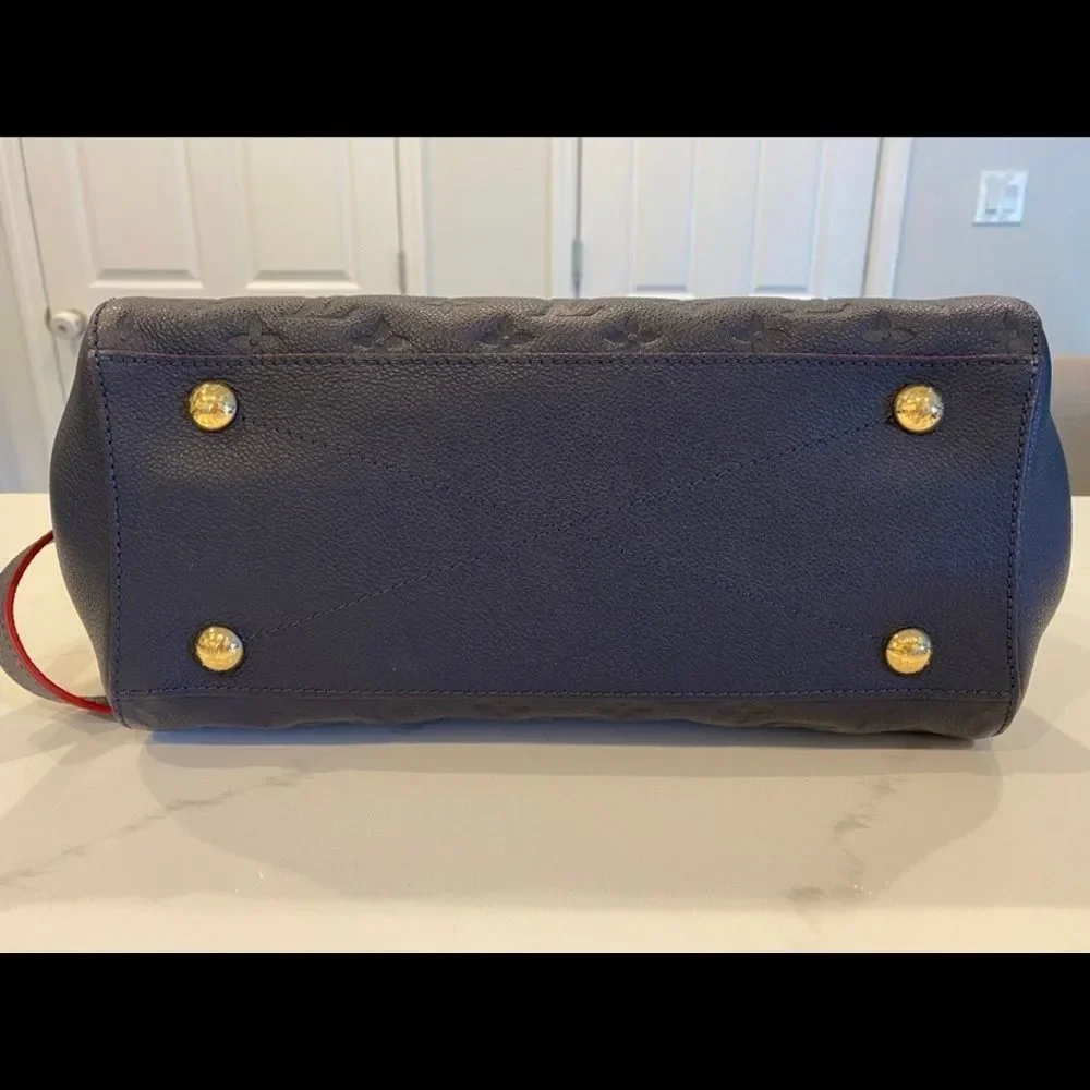 Louis Vuitton Montaigne Empreinte MM Marine Rouge - Picture 4 of 8